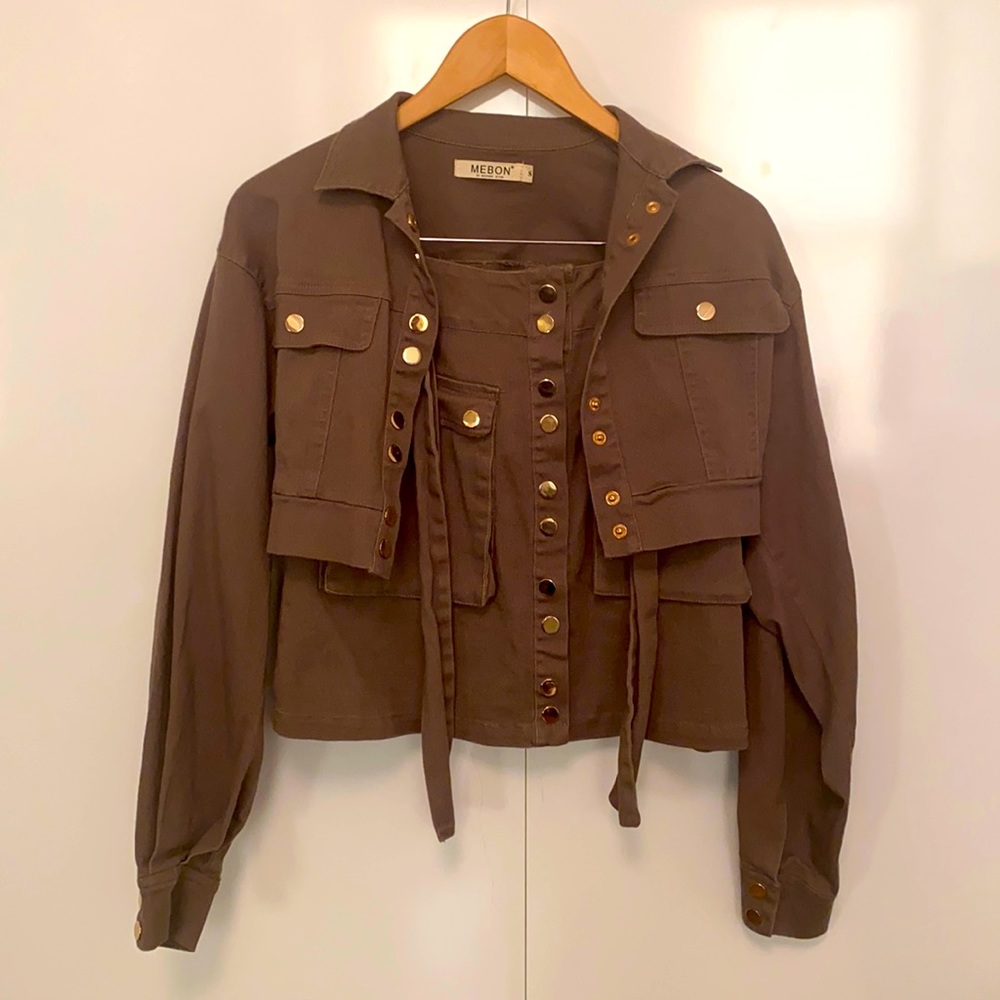 Mebon by machine jeans set.